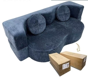 Giá Rẻ Giá ý Thiết kế nén vải sofa nén sofa cho phòng khách nén Sofa đôi tringle ghế - Product Image 1