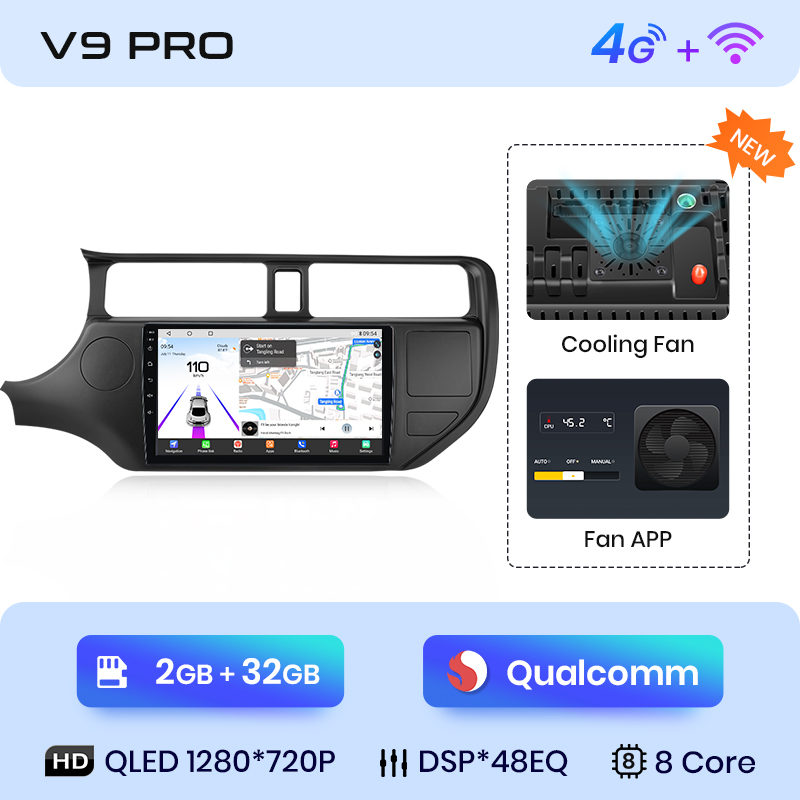 V9 Pro 2+32GB Chip Qualcomm