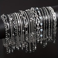 Bracelets en acier inoxydable plaqué or 18 carats pour femmes, très tendance, assortis à toutes les tenues, accessoires de bijouterie quotidiens, vente en gros