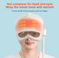 Masseur de tête avec compresse chaude, rechargeable, vibration, appareil de massage de la tête et des yeux, ABS, portable, usage domestique
