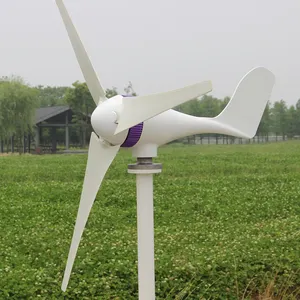 China Factory 1kw 2kw 3kw 4kw 5kw 10kw 30kw Horizontal Axis Wind Turbine Generator HAWT Wind Mill With Mppt Controller For Home