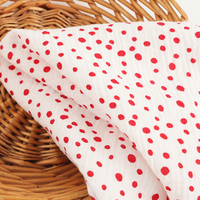 XNZTEX JURAVICHY JF2518 Lagerdesign-Druck 100% Baumwoll-Musselin-Gaze-Stoffrolle Doppelgaze für Baby-Pucktücher