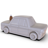 Usine personnalisé fabriqué à la main accessoires de fumée porte-encens cascade refoulement en céramique vintage dessin animé mignon voiture brûleur d'encens