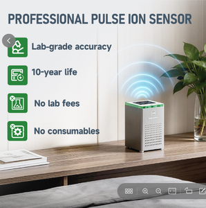 Professional Radon Monitor Pulsed Ionization Chamber 1 Hour Accurate 10 Min First Result WiFi App Control for Home Radon Test - Product Image 5
