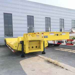 Nouvelle semi-remorque surbaissée d'occasion à 3/4 essieux, capacité 1-2 tonnes, dimensions 12,5x2,5x1,5m, 2000kg, Fengniao Shandong - Product Image 1