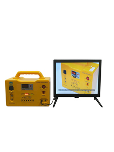 Kits d'éclairage solaire portables 20W 30W 50W FM avec Bluetooth et 6 ampoules, contrôleur MPPT, système de production d'énergie solaire - Product Image 2