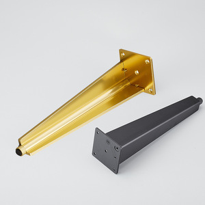 Aluminum Alloy Furniture Legs 8cm 10cm 12cm 15cm 18cm 20cm 25cm 30cm <b>Matte</b> <b>Black</b> Bright Gold Cabinet Hardware Minimalist Design - Product Image 1
