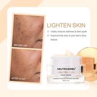 Marque privée Éclaircissement du visage Vitamine C Blanchiment Élimination des taches brunes Blanchiment de la peau Crème éclaircissante pour le visage pour femmes