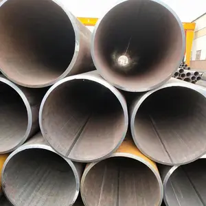 Hot Rolled ASTM Q195 Q235 Q355 Customized Welded Carbon Welded Steel Pipe for Building Construction