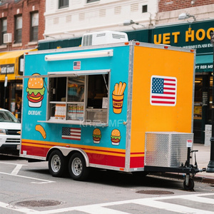 2025 Asian Portable <b>Bbq</b> <b>Trolley</b> Commercial Burger Stall Coffee Cart Mobile Snack Food Trailer Fully Equipped - Product Image 6