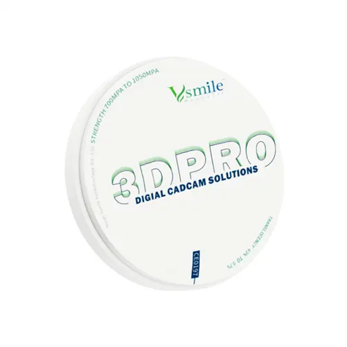 Vsmile 3D Pro Zirconia khối phòng thí nghiệm nha khoa 98 màu A1 A2 cadcam Chất liệu cố định Zirconia phục hồi vật liệu uốn sức mạnh