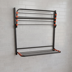 Porte-vêtements compact Kanat Goldline en acier durable et écologique, design fonctionnel détachable, idéal pour la cuisine - Product Image 3