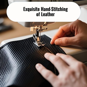 Boshiho <b>Golf</b> Scorecard Holder Cover case Customized Cattlehide Leather <b>Golf</b> Scorecard Yardage Book Holder with Pen - Product Image 6