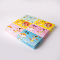 Boîte à sushi en papier imprimée motif dessin animé, conteneur jetable pour sushi à emporter, emballage alimentaire personnalisé avec logo OEM, vente en gros