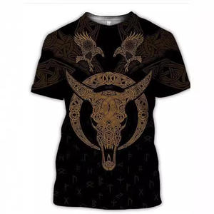 <strong>Thor</strong> Odin Custom Women's and Men's Viking <strong>T</strong>-<strong>Shirt</strong> Summer Promotional Custom Clothing with Unique Viking Design - Product Image 2