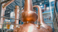 Alambic à double cuve en cuivre ZJ pour la distillation de whisky single malt et de spiritueux