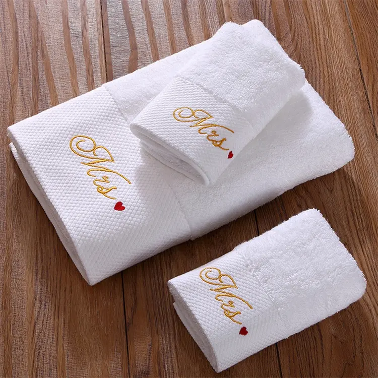 Juego de toallas de lujo 100% algodón 3 uds Toalla de baño de mano de buena calidad
