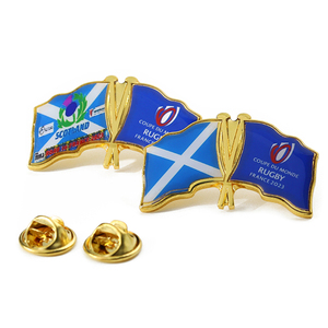 Échantillon gratuit d'épinglettes personnalisées en alliage de zinc 2d 3D Souvenirs épingle de drapeau résine plaquée or époxy drapeau <span class=keywords><strong>français</strong></span> insigne d'épingle de drapeau - Product Image 1