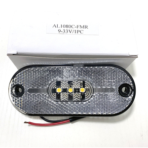 SAE点Emark ECE R7 ADR批准的带后反射器的发光二极管侧标志灯1080毫米4.25英寸琥珀色AL1080C多电压 - Product Image 3