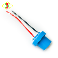 Adaptateur de prise femelle 9004 9007, câble de connexion, faisceau de câblage, fiche de raccordement, phare automobile, lampe, 3 fils, 15 cm, 18 AWG