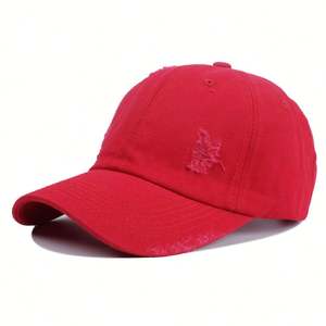 Vente en gros en stock Chapeau de papa vintage vierge en coton de haute qualité à 6 panneaux - Product Image 3