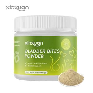 Poudre de morsures de vessie personnalisée Complément alimentaire pour animaux de compagnie Soins de santé Nourriture pour chat Friandise pour <span class=keywords><strong>chien</strong></span> Soutien des voies urinaires et des reins avec canneberge - Product Image 1
