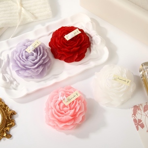 Vela Aromática Clásica con Forma de Flor, Ecológica, No Tóxica, Romántica, con Aroma de Aromaterapia, Diseño Único, Cera de Soja para el Hogar - Product Image 5