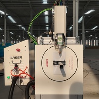 Machine de découpe laser à fibre à double mandrin 1,5 kW avec système CNC, certifiée CE, pour tubes métalliques longs, acier profilé et acier angulaire portables
