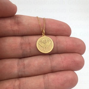 <span class=keywords><strong>Collana</strong></span> MECYLIFE personalizzata con farfalla dorata, ciondolo delicato a forma di <span class=keywords><strong>luna</strong></span> e farfalla, gioiello con pendente a forma di animale - Product Image 4