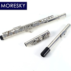 ขลุ่ย MORESKY FML-601 16 รูปิด คีย์ C ขลุ่ยคอนเสิร์ต คิวโปรนิกเกิล ชุบนิกเกิล/เงิน พร้อมคีย์ E คีย์ C เมเจอร์ - Product Image 2