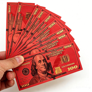 Billetes <span class=keywords><strong>de</strong></span> <span class=keywords><strong>100</strong></span> Dólares Estadounidenses Negros Personalizados, Billetes <span class=keywords><strong>de</strong></span> Dólares Estadounidenses con Lámina Dorada Negra, Colección <span class=keywords><strong>de</strong></span> Plástico, Regalo, Billetes <span class=keywords><strong>de</strong></span> Banco Estadounidenses, Dinero Ficticio, Recuerdo - Product Image 2