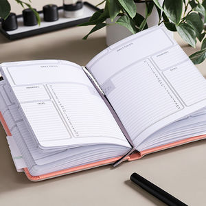 Индивидуальный логотип для студентов A5 A6 водонепроницаемый планировщик в твердом переплете PU книжные журналы с ручкой - Product Image 1