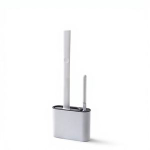 Brosse de toilette en silicone plastique légère 210g sans perçage, accessoires ménagers pour toilettes, fixation murale - Product Image 2