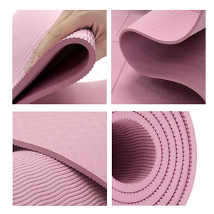 ידידותי לסביבה אישית לוגו מחיר נמוך הסיטונאי Pilates מחצלת אנטי החלקה לסביבה כושר ידידותי כושר tpe מחצלת יוגה - Product Image 3