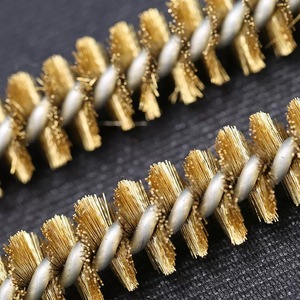 Tamaños personalizados sin MOQ alambre de acero inoxidable cepillos de tubo de alambre de acero chapado en cobre para pulir agujeros de tubería - Product Image 4