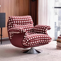 Fauteuil pivotant moderne en chenille, fauteuil de détente individuel, fabriqué en Chine