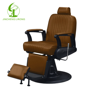 Silla de Barbería Jincheng de Estilo Europeo Personalizable, Silla de Peluquería Roja, Venta Directa de Fábrica, Moderna y Cómoda, 1 Pieza - Product Image 2