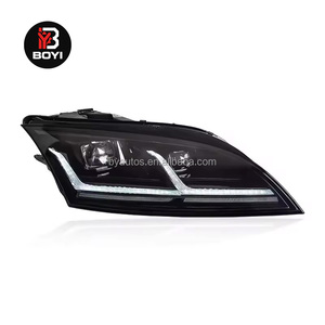 ไฟหน้า LED สำหรับ <span class=keywords><strong>Audi</strong></span> <span class=keywords><strong>TT</strong></span> ปี 2008 2009 2010 2011 <span class=keywords><strong>2012</strong></span> 2013 2014 พร้อมไฟ DRL อุปกรณ์เสริม ไฟเลี้ยวแบบไดนามิก ความสว่างสูง ติดตั้งง่ายแบบ Plug and Play - Product Image 1