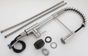 Kuzey amerika <span class=keywords><strong>304</strong></span> paslanmaz çelik fırçalanmış nikel esnek bahar mutfak mikseri dokunun aşağı püskürtücü ile - Product Image 6