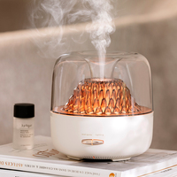Diffuseur d'huiles essentielles avec logo personnalisé, 7 couleurs changeantes, LED, lumière de nuit, humidificateur d'air ultrasonique avec arrêt automatique