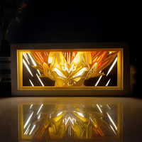 Boîte à lumière LED Style 400 3D Papier superposé USB Batterie avec impression UV pour salle de jeu Décoration intérieure