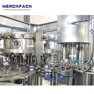 Ligne de production entièrement automatique de machines de remplissage de bouteilles en <span class=keywords><strong>verre</strong></span> liquide pour la fabrication de boissons gazeuses au jus de <span class=keywords><strong>soda</strong></span> - Product Image 5