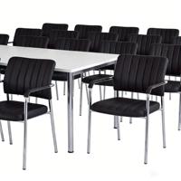 Chaise de bureau exécutive en cuir avec structure métallique soudée renforcée, certifiée ISO9001, directement de l'usine, pour bureau à domicile, haute densité