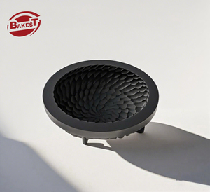 Saint Anna di alta qualità 3D dolce francese stampo in Silicone moderno fiore vassoio da <span class=keywords><strong>forno</strong></span> per sapone fatto a mano gelatina glassa torta di caramelle strumenti - Product Image 5