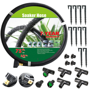 Diâmetro Interno 4mm 12mm <span class=keywords><strong>Soaker</strong></span> Mangueira Irrigação Vazamento Tubo Vazamento Permeável Mangueira Rega Drenos para Árvore - Product Image 6