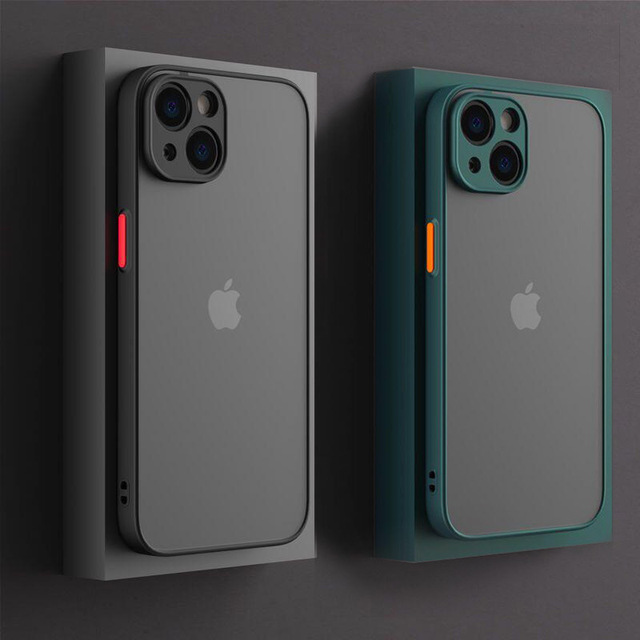 New Shockproof Matte Luxury Mobile Phone Bags Phone Cases for iPhone 17 16 15 14 13 12 11 Pro Max XS 7 8 Plus SE Mini Phone Case