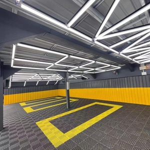 Bảo Vệ Môi Trường 40*40*2Cm Chống Trượt Nhựa PVC PP Nhà Để Xe Gạch Lát Sàn Cho Rửa Xe Sàn Nhà Để Xe 4S Cửa Hàng - Product Image 4