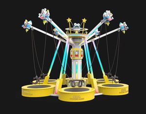 <b>Indoor</b>/Outdoor Metal <b>Trampoline</b> Amusement Rides for Sale for Shopping Malls Made of Durable Steel - Product Image 4