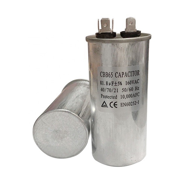 450Vac 40Uf 45Uf 50Uf 55Uf Aluminum CBB65 Capacitor for Motor Starting & Run Air Conditioner