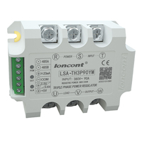Módulo de regulación de voltaje de CA trifásico, MODBUS-RTU de Comunicación RS485/tiristor analógico, regulador de potencia de atenuación